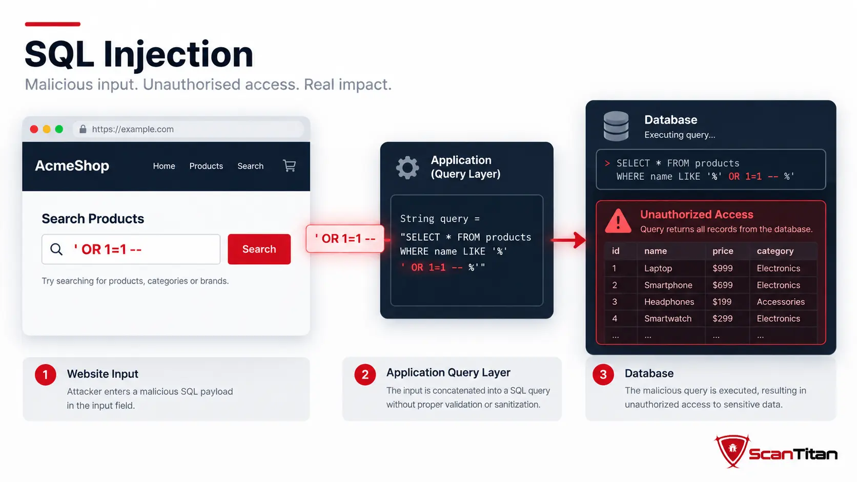 5. SQL Injection