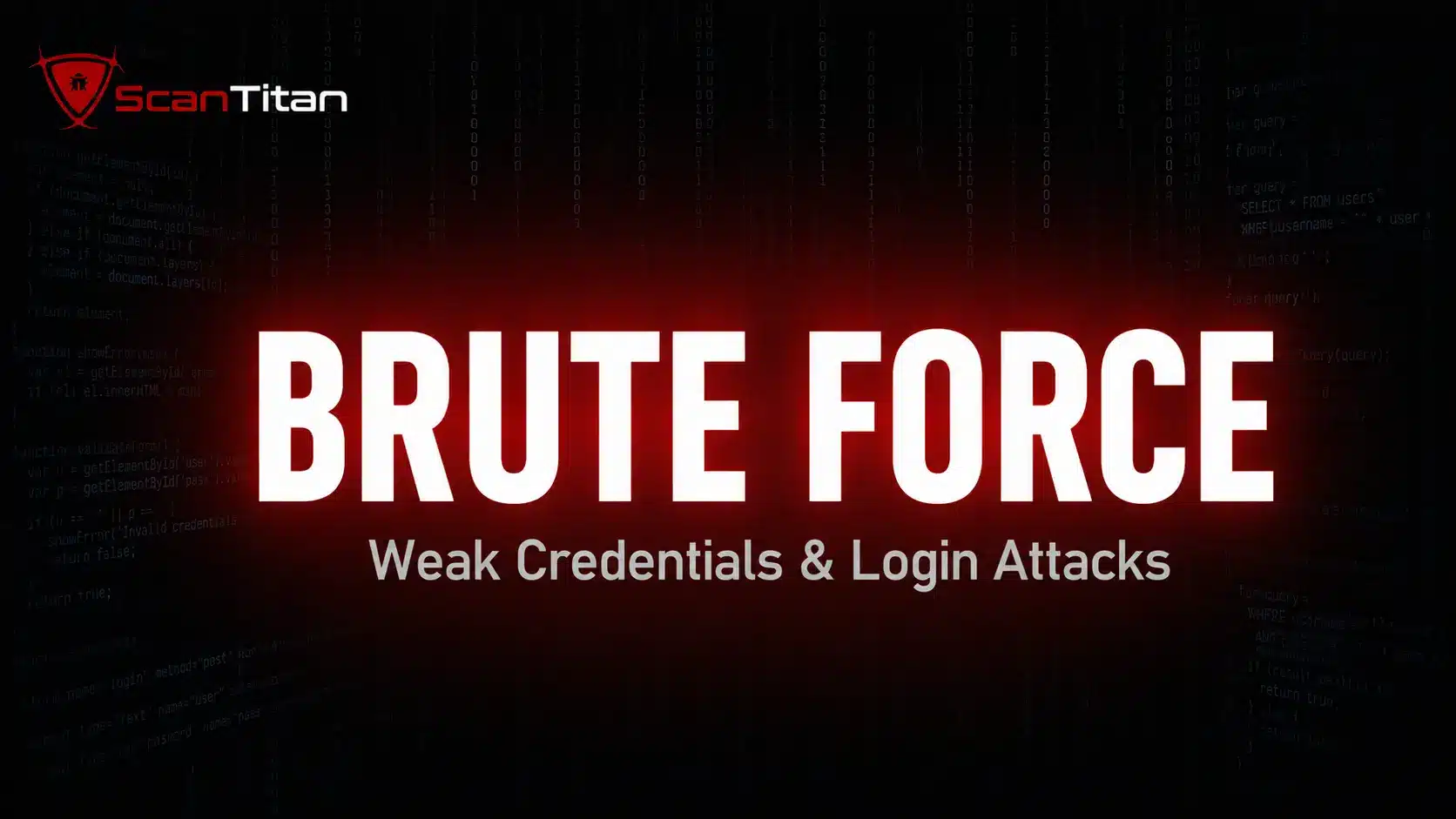 8. Weak Credentials and Brute-Force Attacks
