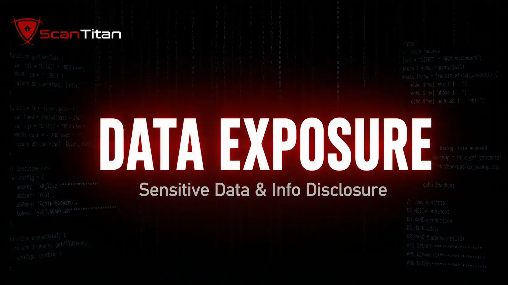 9. Sensitive Data and Information Disclosure
