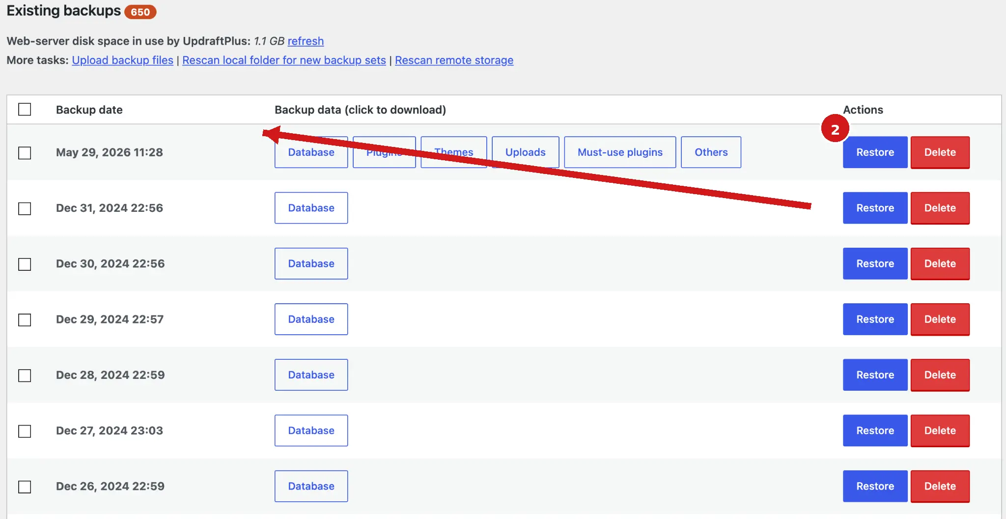 Step 2: Back up the site, even hacked