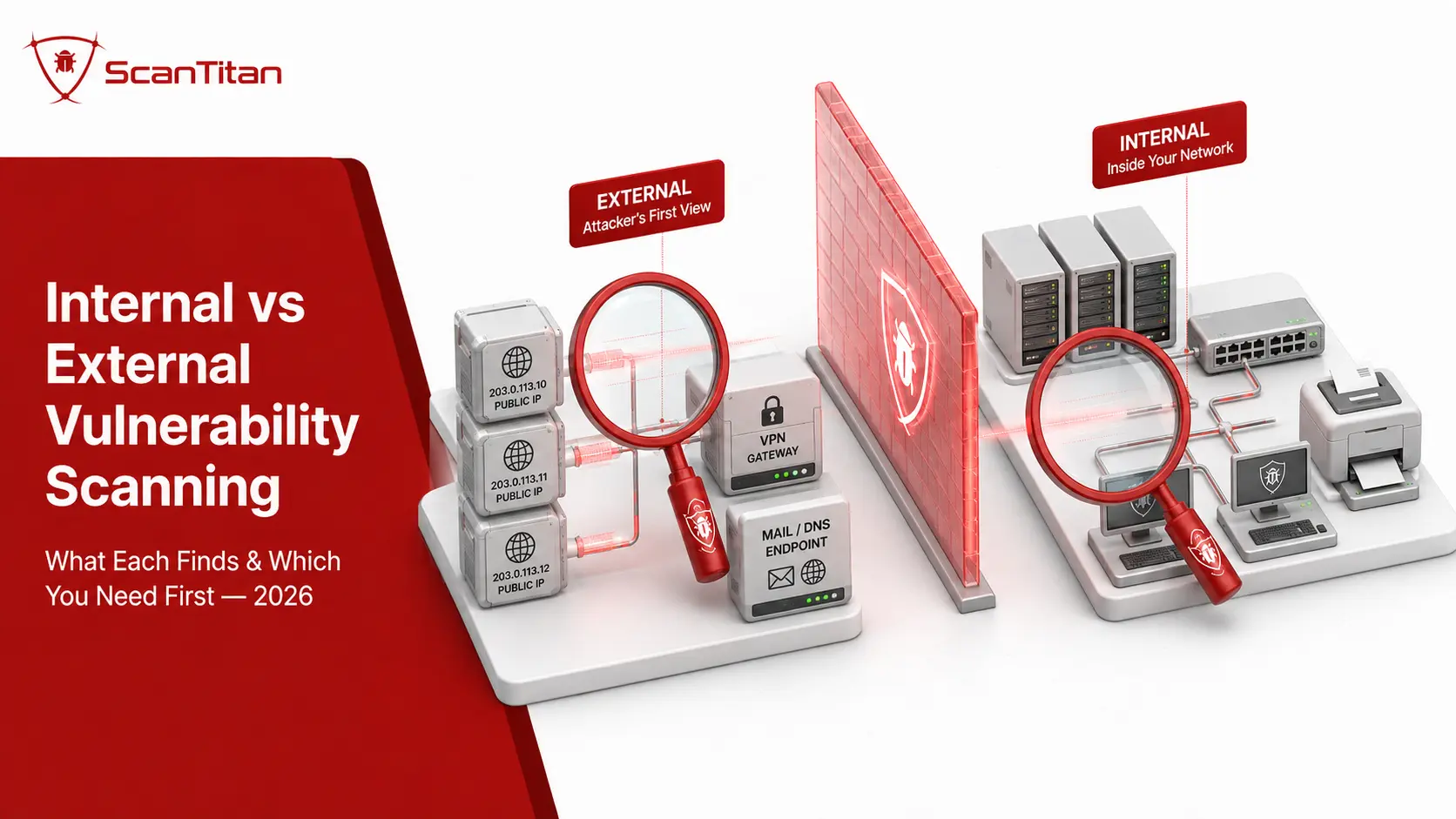 Internal vs External Vulnerability Scanning What Each One Finds