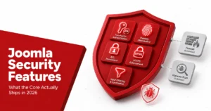 Joomla Security Features What the Core Actually Ships in 2026