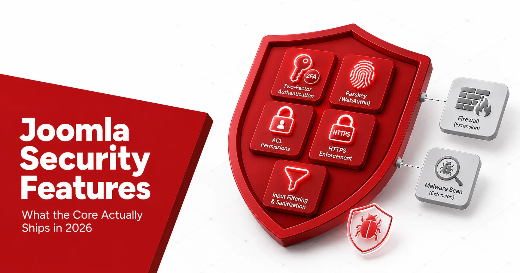 Joomla Security Features What the Core Actually Ships in 2026