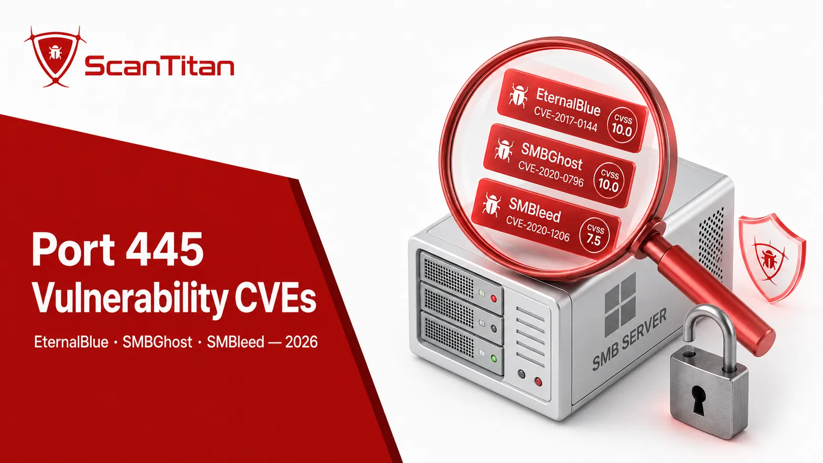 Port 445 vulnerability CVEs you must know