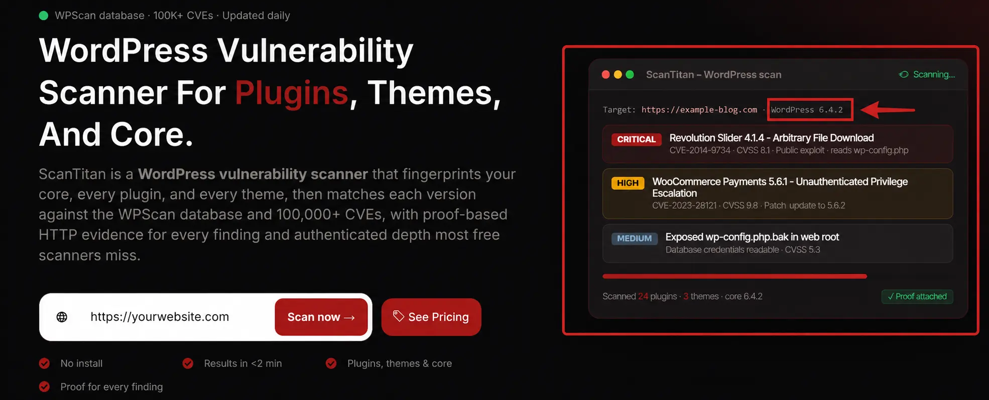 Use an online WordPress version checker or scanner