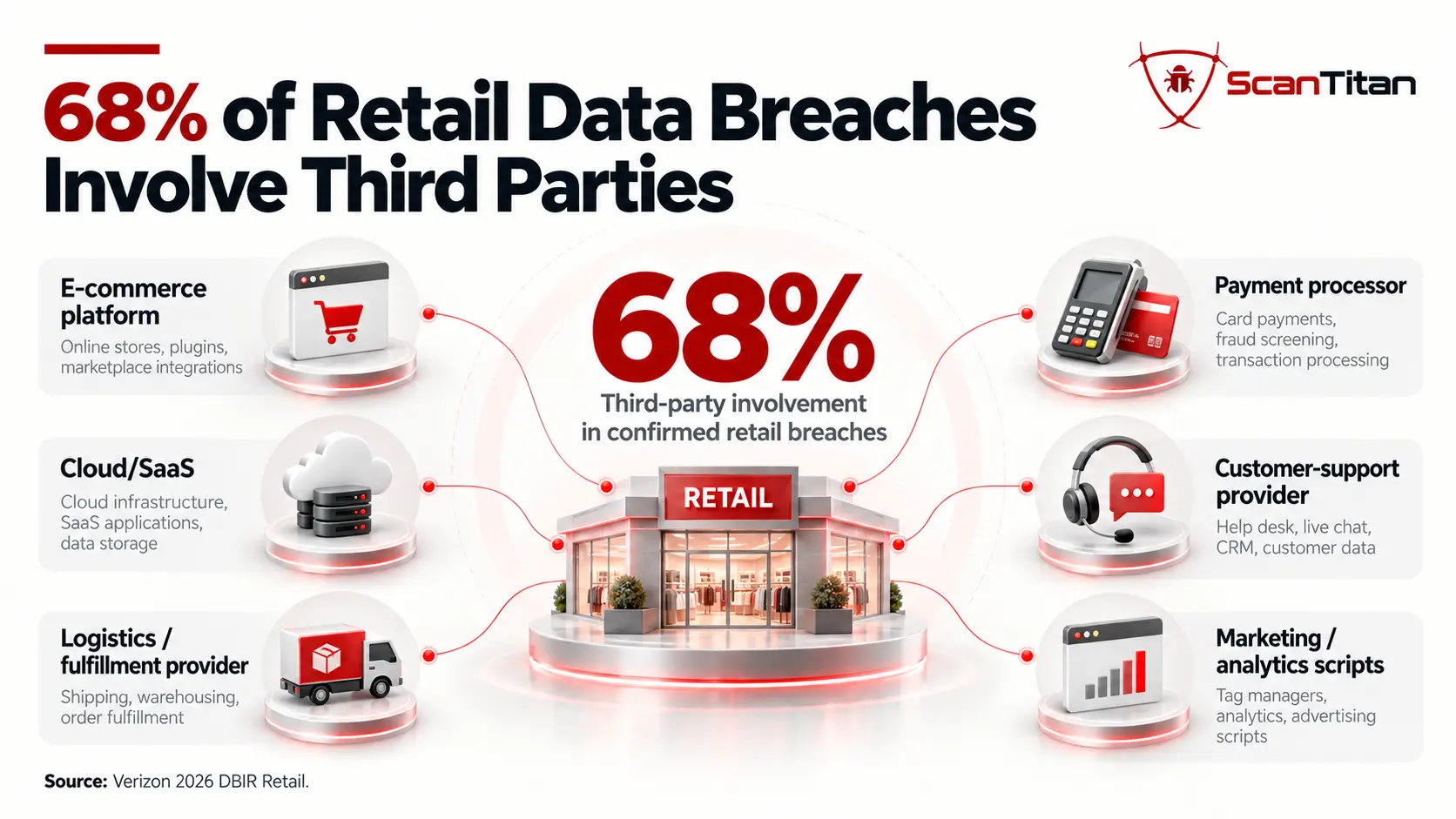 68% of Retail Data Breaches Involve Third Parties