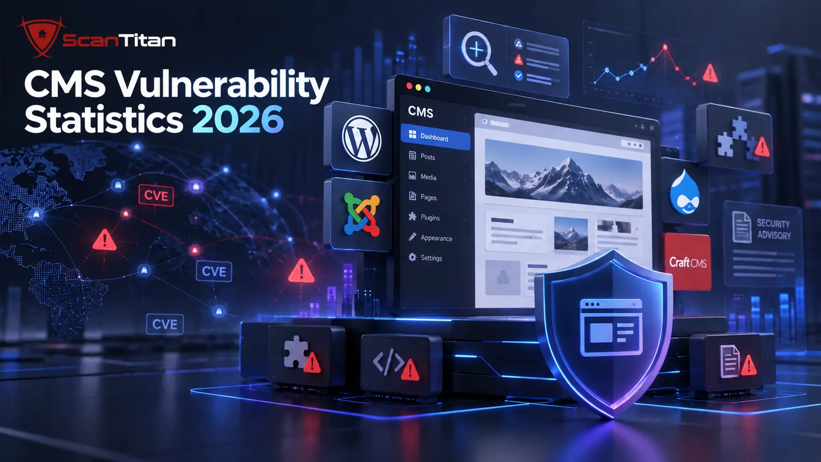 CMS Vulnerability Statistics 2026
