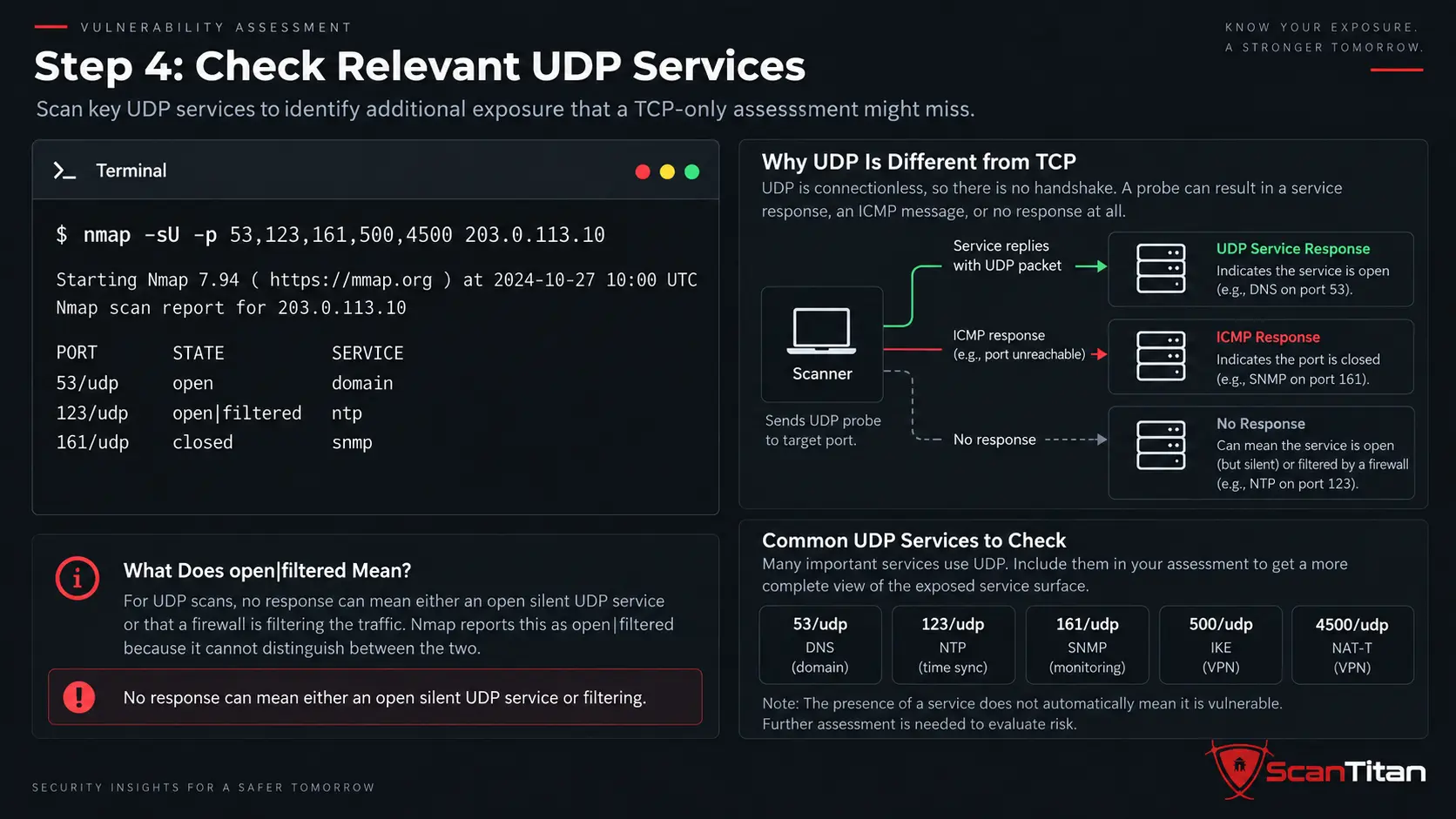 Check Relevant UDP Services