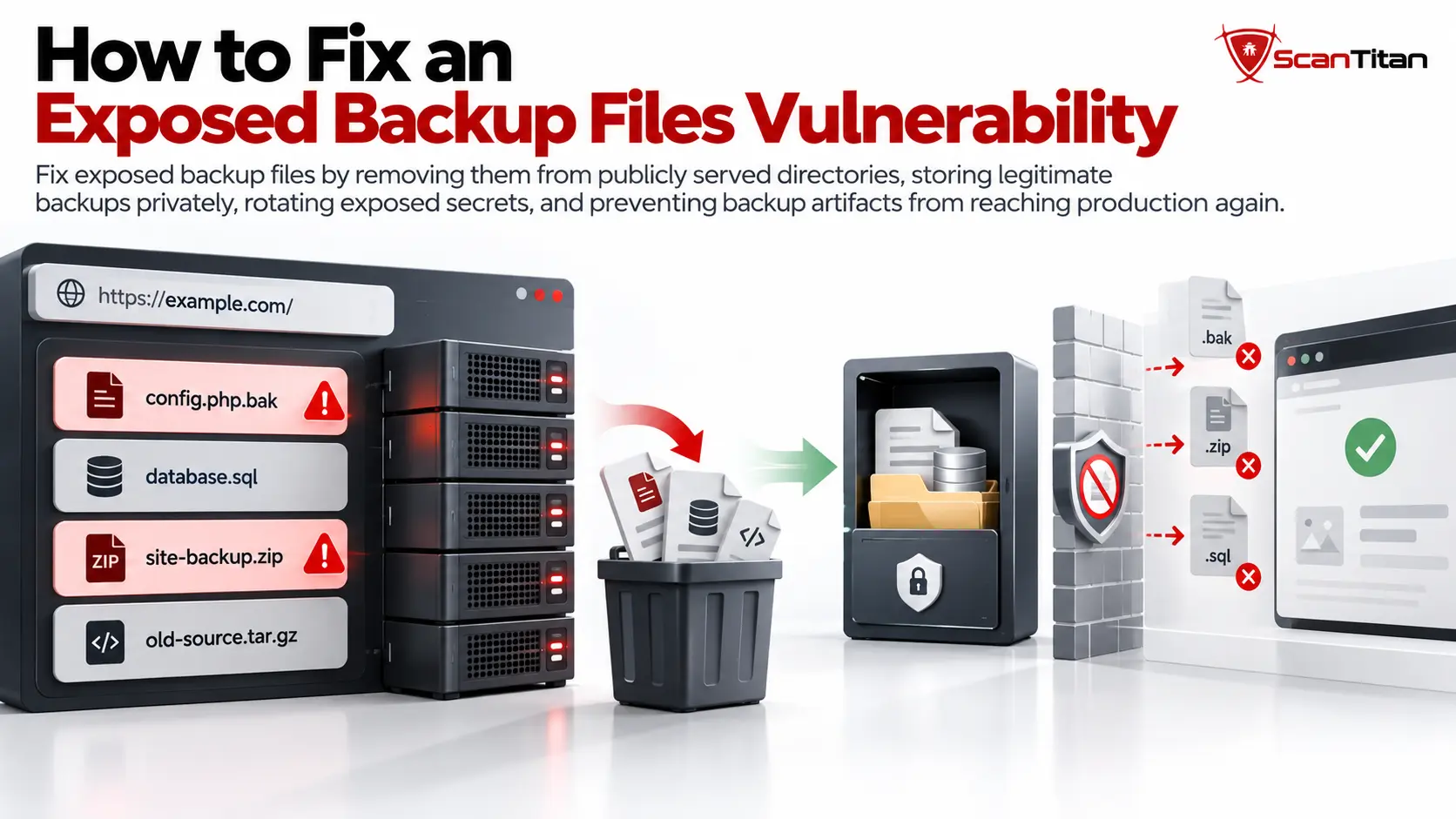 How to Fix an Exposed Backup Files Vulnerability