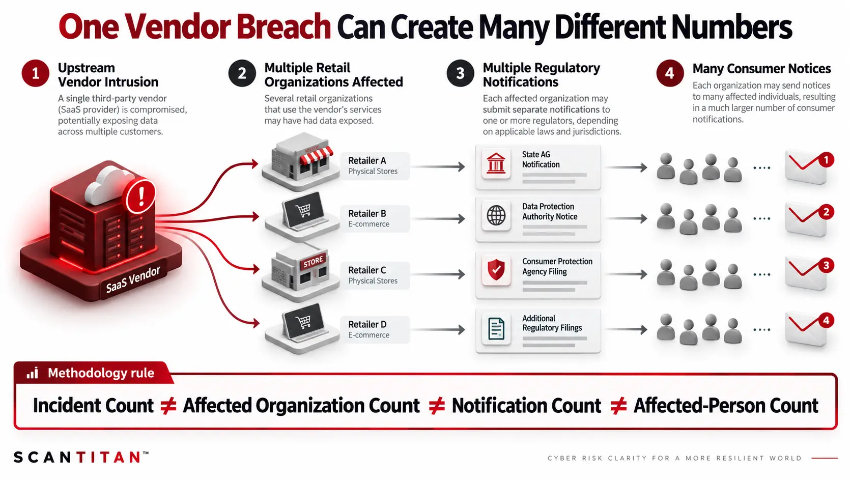 One Vendor Breach Can Create Many Different Numbers