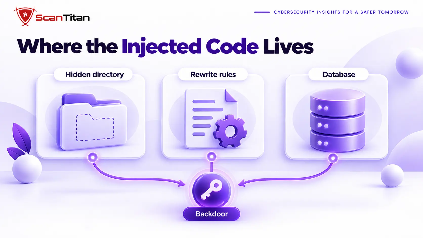 Where Japanese keyword hack code hides: hidden directories, htaccess rewrite rules and the database, all feeding one backdoor
